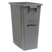 Recycling & Garbage Bin, Plastic, 16 US gal. We Share Industrial Supply