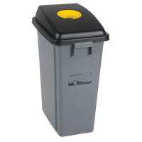 Waste Classification - Lid, Open Lid, Plastic, Fits Container Size: 17-1/4" x 12-1/2" We Share Industrial Supply