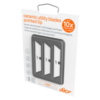 Slice Pointed-Tip Ceramic Utility Knife Blades, Single Style We Share Industrial Supply