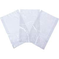 Sacs en poly, Dessus ouvert, 8" x 3-1/2", 1 mil We Share Industrial Supply
