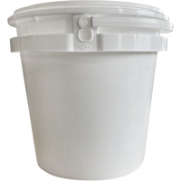 Seau avec couvercle, Plastique, 2,3 gal. We Share Industrial Supply
