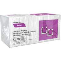 Serviettes de table &agrave; pli 1/4 Pro Select, 1 pli, 12,5" x 11,5" We Share Industrial Supply