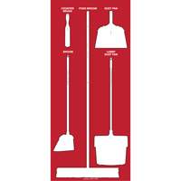 Tableau silhouett&eacute; sec Ultra Aluma-Lite (Anglais seulement) We Share Industrial Supply