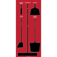 Tableau silhouett&eacute; sec Ultra Aluma-Lite (Anglais seulement) We Share Industrial Supply