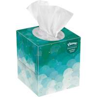 Kleenex&reg; Upright Facial Tissue, 2 Ply, 7.8" L x 8.3" W, 95 Sheets/Box We Share Industrial Supply