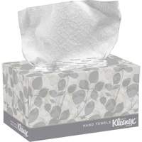 Essuie-mains Kleenex dans une boîte POP-UP*, 1 pli, 10-1/2" lo x 9" la, 120 /pqt We Share Industrial Supply