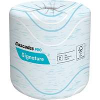 Papier hygi&eacute;nique Pro Signature, 2 Pli, 400 Feuilles/Rouleu, Longueur 133', Blanc We Share Industrial Supply
