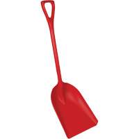 Pelle en un seul morceau pour la transformation des aliments, Lame 14" x 17", Longueur de 42-1/2", Plastique, Rouge We Share Industrial Supply
