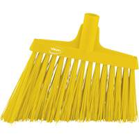 T&ecirc;te de balai oblique, Crins Extra-ferme, 12", Polyester, Jaune We Share Industrial Supply