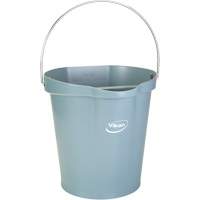 Seau pour l'hygi&egrave;ne des aliments, Gris, 3 gal. US We Share Industrial Supply