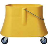 Seau pour vadrouille Champ, Capacit&eacute; de 10 gal. US (40 pintes), Jaune We Share Industrial Supply