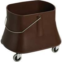 Seau pour vadrouille Champ, Capacit&eacute; de 10 gal. US (40 pintes), Brun We Share Industrial Supply