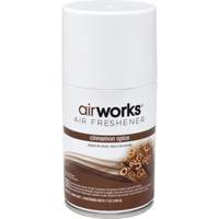 AirWorks&reg; Metered Air Fresheners, Cinnamon Spice, Aerosol Can We Share Industrial Supply