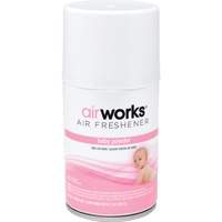 AirWorks&reg; Metered Air Fresheners, Fresh Baby Powder, Aerosol Can We Share Industrial Supply