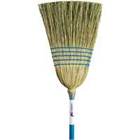 Light-Duty Indoor/Outdoor Corn Broom, 5-String, Wood Handle We Share Industrial Supply