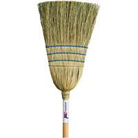 Heavy-Duty Corn Broom, 3-String, Wood Handle We Share Industrial Supply