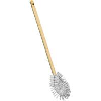 Brosse &agrave; cuvettes HD &agrave; broche torsad&eacute;e, 20" l, Soies Polypropyl&egrave;ne, Jaune We Share Industrial Supply