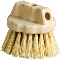 Round Cleaning Brush, 5" L, Tampico Bristles, Beige We Share Industrial Supply