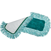 Tampon sec &agrave; frange, Style Boucles et crochets, Microfibre/Polyester, 24" lo x 5-3/4" la We Share Industrial Supply