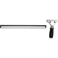Window Squeegee with Handle, 18", Rubber, Stainless Steel Frame We Share Industrial Supply