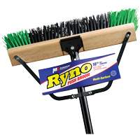 Balai-brosse &agrave; manche renforc&eacute; Ryno, 18", Ferme, Soies PVC We Share Industrial Supply