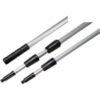3-Piece Extension Handle, Aluminum, Telescopic, Threaded Taper Tip, 1" Diameter, 360" Length We Share Industrial Supply
