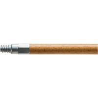 Manche en bois avec embout en m&eacute;tal, Bois, Pointe Filetage ACME, 15/16" dia, 54" lo We Share Industrial Supply