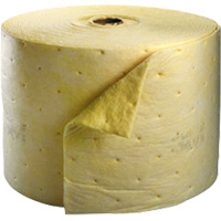 Tampon absorbant pour produits chimiques, Lourd, 150' lo x 15,25" la, Absorption 35,9 gal We Share Industrial Supply