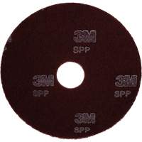 Tampon haute performance, 17", D&eacute;capant, Marron We Share Industrial Supply