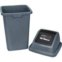 Garbage Can, Plastic, 26 US gal. We Share Industrial Supply