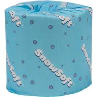 Papier hygi&eacute;nique de premi&egrave;re qualit&eacute; Snow Soft, 2 Pli, 500 Feuilles/Rouleu, Longueur 145', Blanc We Share Industrial Supply