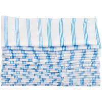 Chiffons jetables, Microfibre, Bleu/Blanc We Share Industrial Supply