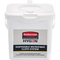 Seau de chargement pour chiffons microfibres, Blanc We Share Industrial Supply