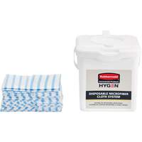 Seau de chargement pour chiffons microfibres, Blanc We Share Industrial Supply