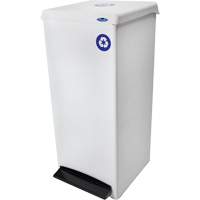 Poubelle &agrave; commande au pied, Acier, 25 gal. US We Share Industrial Supply