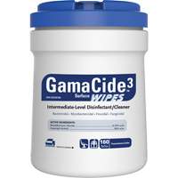 D&eacute;sinfectant pour surfaces multiples GermiCide3, 160 lingettes We Share Industrial Supply