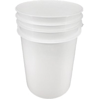 Seau robuste, Plastique, 6 gal. We Share Industrial Supply