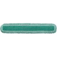 Tampon avec frange pour vadrouille &agrave; &eacute;pousseter Hygen, Style Boucles et crochets, Microfibre, 52" lo x 9" la We Share Industrial Supply