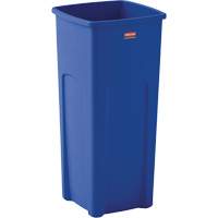 Conteneur de recyclage carr&eacute; Untouchable, Vrac, Plastique, 23 gal. US We Share Industrial Supply