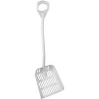 Pelle ergonomique ajour&eacute;e, Longueur de 45", Plastique, Blanc We Share Industrial Supply
