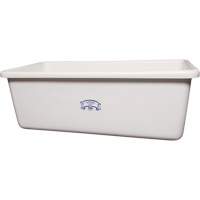 Transport Storage Tub, Plastic, White We Share Industrial Supply