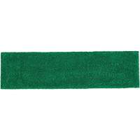 Adaptable Flat Mop Pad, Finishing, Microfibre, 5-1/2" x 19-1/2" We Share Industrial Supply