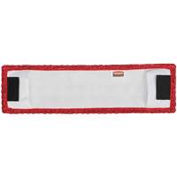 Adaptable Flat Mop Pad, Finishing, Microfibre, 5-1/2" x 19-1/2" We Share Industrial Supply