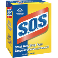Tampons en laine d'acier saponifi&eacute;e S.O.S We Share Industrial Supply
