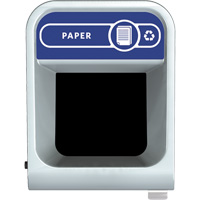 Conteneur pour d&eacute;chets de papier Configure, Vrac/Bord de rue/De bureau, Acier, 45 gal. US We Share Industrial Supply