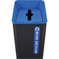 Bac de recyclage mixte Sustain, Vrac, Plastique, 23 gal. US We Share Industrial Supply