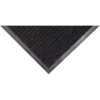 Twin Rib Matting, Wiper/Scraper, 3' x 5' x 1/4", Charcoal We Share Industrial Supply