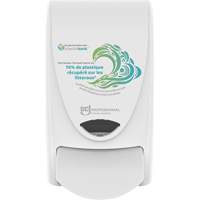 Distributeur de savon manuel Proline Wave, Pompe, Capacit&eacute; de 1000 ml, Format Cartouche de recharge We Share Industrial Supply