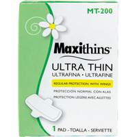 Maxithins&reg; Maxi Pad Ultra Thin with Wings We Share Industrial Supply