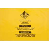 Hazardous Waste Liners, Asbestos, 40" L x 26" W, 3 mils We Share Industrial Supply